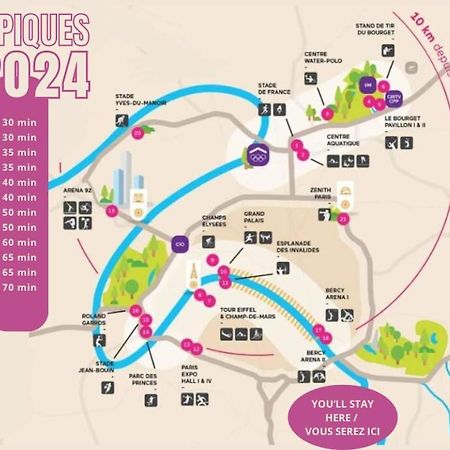 Appartement Cosy Au Calme A 20 Min De Paris วีลุชวีฟ ภายนอก รูปภาพ